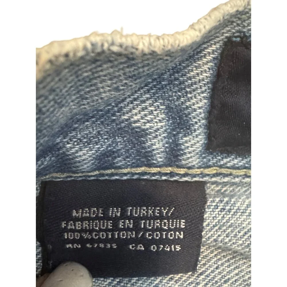 Vintage Nautica Jeans Mens Denim Shorts 32 Light Wash Relaxed Fit Summer Style